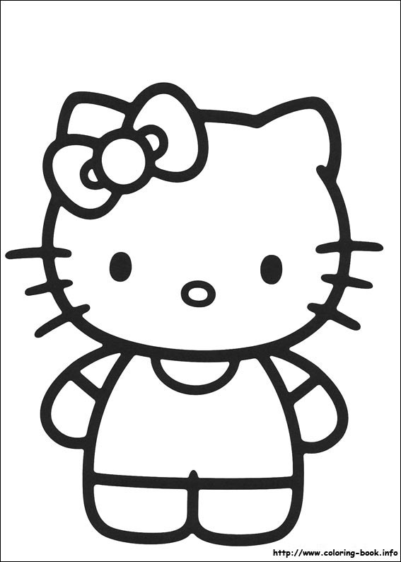 Hello Kitty coloring picture